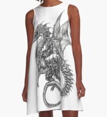 dragon tattoo A-Line Dress