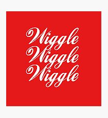 Wiggle Wiggle Wiggle Photographic Print