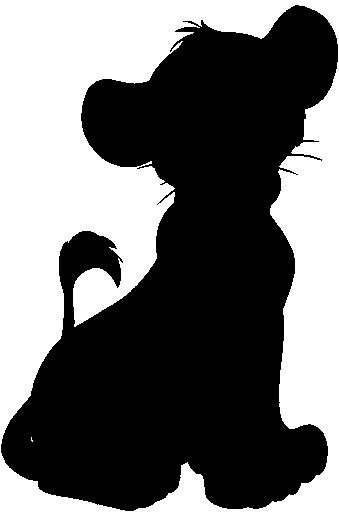 Download "Simba Silhouette" by rebeccab27 | Redbubble