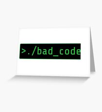 falscher Code wird ausgeführt - Root, Person of Interest Grußkarte