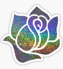 metallic rose Sticker