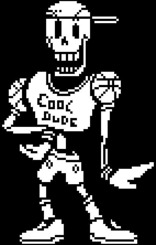 cool. cool guy papyrus. undertale. skeleton. papyrus. videogames. games. ra...