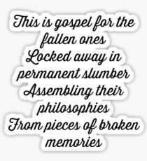This is gospel Sticker