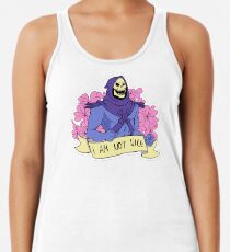 Ich bin nicht nett Racerback Tank Top