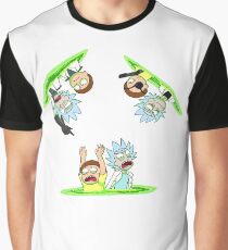 Rick and Morty vs Rick and Morty Graphic T-Shirt