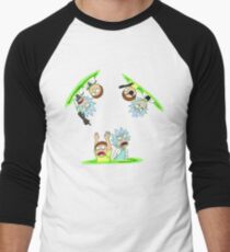 Rick and Morty vs Rick and Morty Baseball ¾ Sleeve T-Shirt