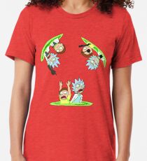 Rick and Morty vs Rick and Morty Tri-blend T-Shirt