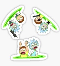 Rick und Morty vs Rick und Morty Sticker