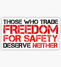 Freedom Government Political Quote Liberty Sticker