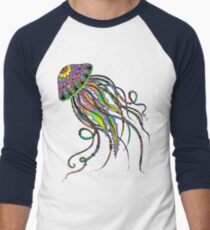 Electric Jellyfish Men's Baseball ¾ T-Shirt