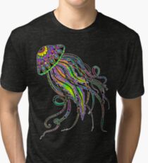 Electric Jellyfish Tri-blend T-Shirt