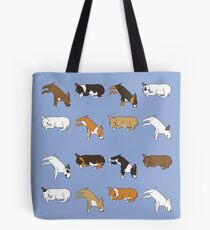 Lazy Bull Terrier - Blue Tote Bag