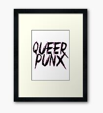 QUEER PUNX Framed Print
