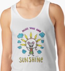 Machen Sie Ihren eigenen Sonnenschein - niedliche wunderliche Mäuseaquarell-Illustration Tank Top