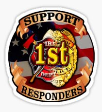 Support 1st Responders Decal Sticker