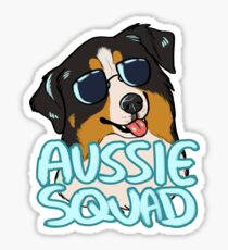 Pegatina AUSSIE SQUAD (tri negro)
