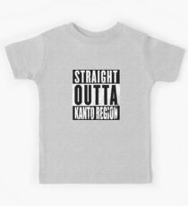 Straight Outta Kanto Region Kids Tee
