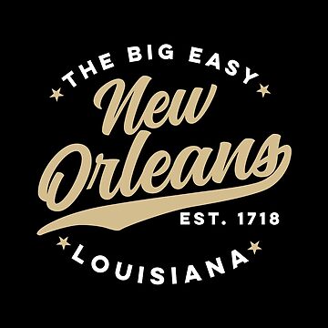 Vintage New Orleans Louisiana The Big Easy Glam T-Shirt