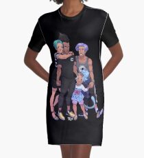 Underwear Family Graphic T-Shirt Dress