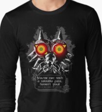 Majoras Mask - Meeting With a Terrible Fate Long Sleeve T-Shirt