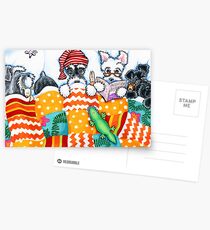 Schnauzers and Snoozes Postcards