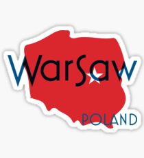 Warsaw Poland Sticker