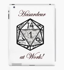 Hasardeur at work iPad Case/Skin