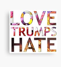 Love Trumps Hate 2016 Metal Print