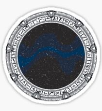 Stargate (black) Sticker