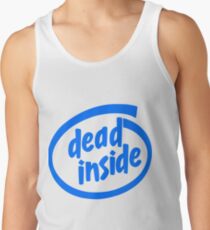 Camisetas de tirantes para hombre Dead Inside (Intel Inside)