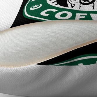 Alternate view of Moonbucks Coffee Throw Pillow