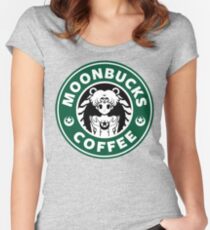 Moonbucks Coffee Women's Fitted Scoop T-Shirt