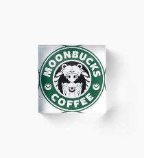 Moonbucks Coffee Acrylic Block