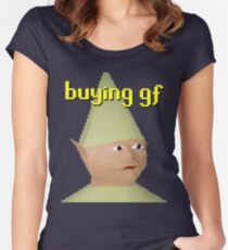 Runescape Gnome Child Women's Fitted Scoop T-Shirt