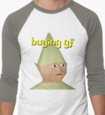 Runescape Gnome Child Men's Baseball ¾ T-Shirt