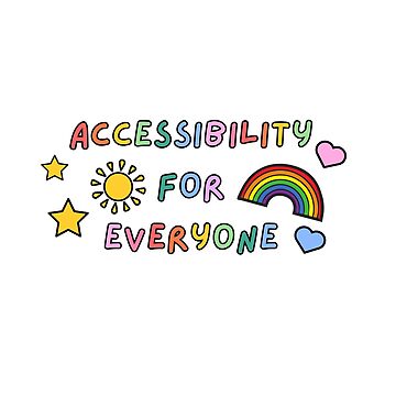 Artwork thumbnail, Accessibility for Everyone Slogan by AthalyAltay
