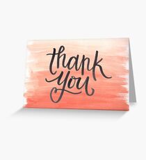 Thank You Ombre Greeting Card