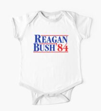 Reagan Bush 84 Short Sleeve Baby One-Piece