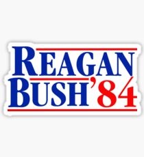 Pegatina Reagan Bush 84