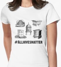 Beekeeper T-Shirt All Hives Matter Women's Fitted T-Shirt