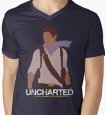 Uncharted - Minimalist Art Men's V-Neck T-Shirt