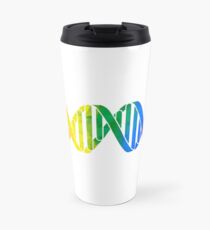 Rainbow Double Helix Travel Mug