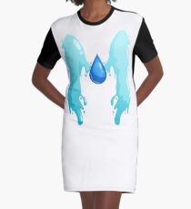 Lapis Wings Graphic T-Shirt Dress