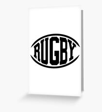 Rugby Greeting Card