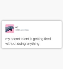 Secret talent Sticker