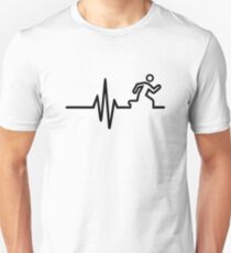 Camiseta unisex Frecuencia del corredor