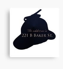 "Sherlocked" 221 B Baker Street Canvas Print