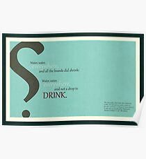 Irony Mark Poster