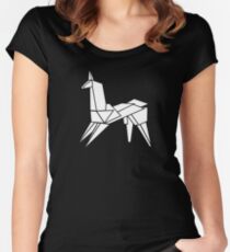 "It's too bad she won't live! But then again, who does?" Women's Fitted Scoop T-Shirt