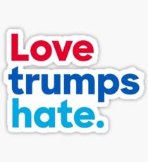 Love Trumps Hate Sticker